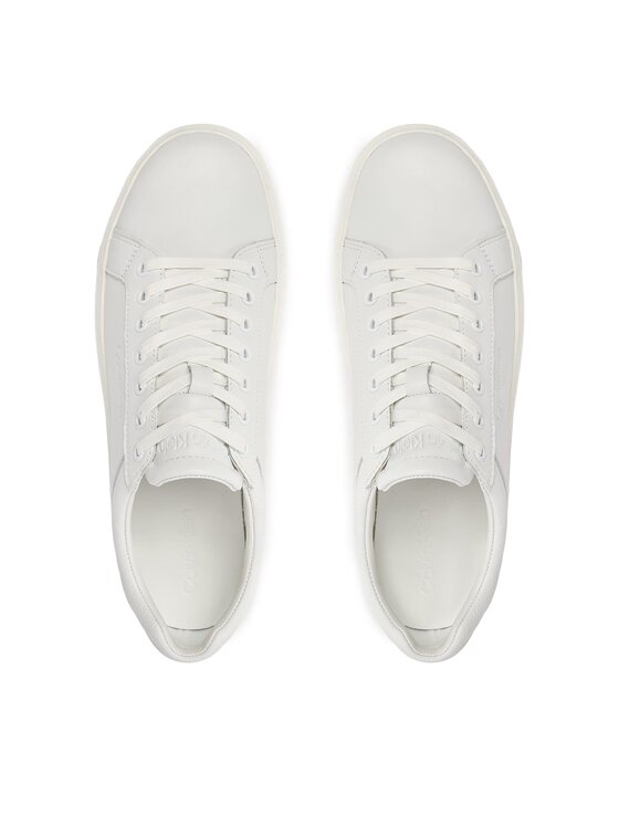 Calvin Klein Calvin Klein Sneakers Low Top Lace Up Archive Stripe HM0HM01292 Bianco