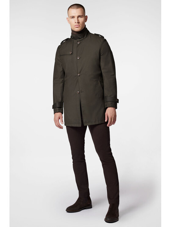 Próchnik Próchnik Płaszcz przejściowy PM2 PC131223000006 Zielony Regular Fit