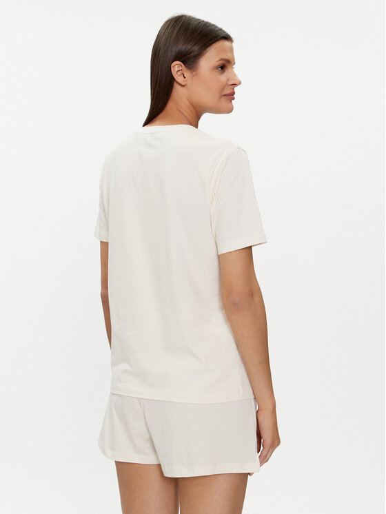 BOSS Boss Tricou 50510322 Écru Regular Fit