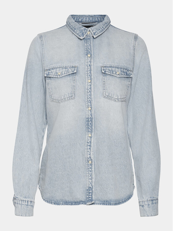 Vero Moda Vero Moda Τζιν πουκάμισο Annalise 10302480 Μπλε Regular Fit