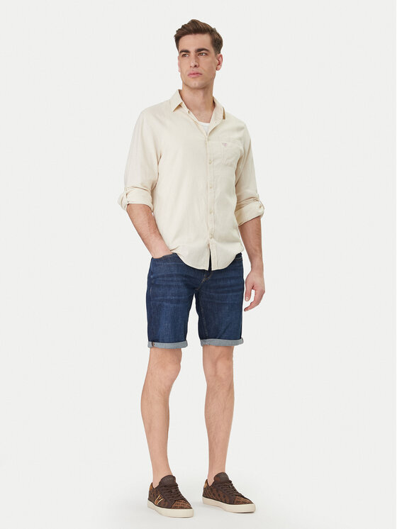 Guess Guess Särk F6GH06 WG3L0 Beež Regular Fit