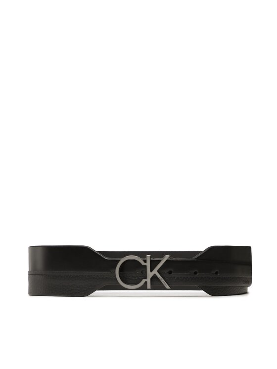 Calvin Klein Sieviešu josta Re-Lock Mix Waist Belt 50Mm K60K610790 Melns