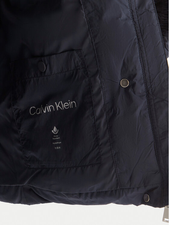 Calvin Klein Calvin Klein Kurtka puchowa LV044D525G Granatowy Relaxed Fit