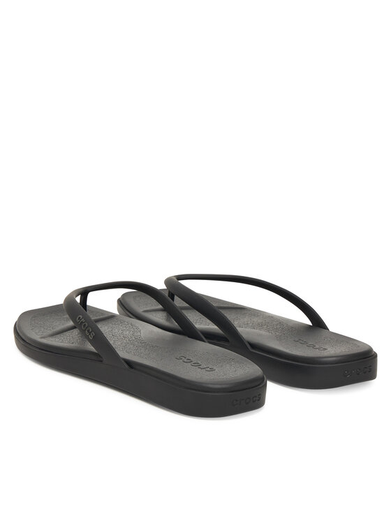 Crocs Crocs Šlepetės per pirštą Miami Flip 211435 Juoda