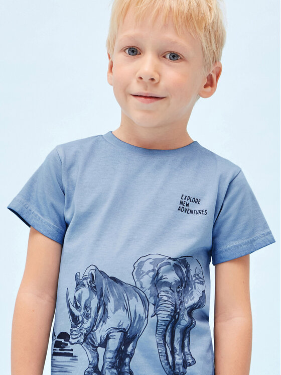 Mayoral Mayoral Tricou 3011 Albastru Regular Fit