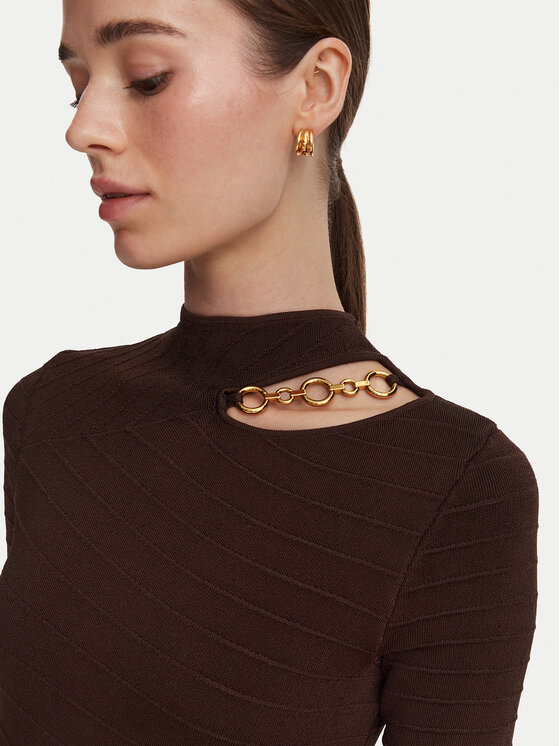 Marciano Guess Marciano Guess Vestito di maglia G6YK28 Z1059 Marrone Slim Fit