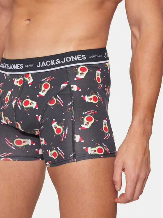 Jack&Jones Jack&Jones Set od 3 para bokserica Merry X-Mas 12266602 Šarena