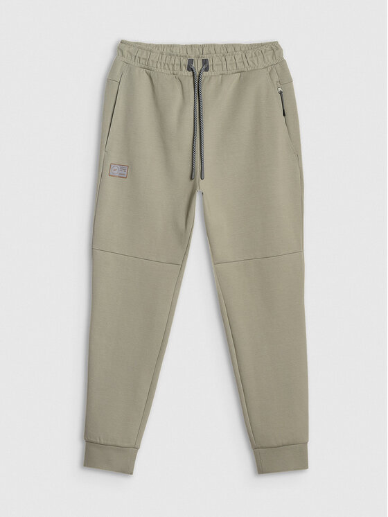 4F 4F Spodnie dresowe SIMPLE UTILITY Turkusowy Regular Fit