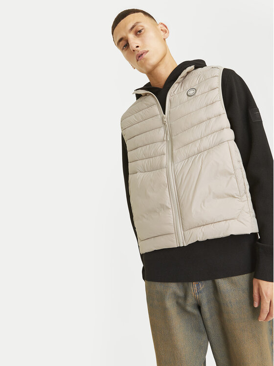 Jack&Jones Jack&Jones Kamizelka Sprint 12258457 Beżowy Regular Fit