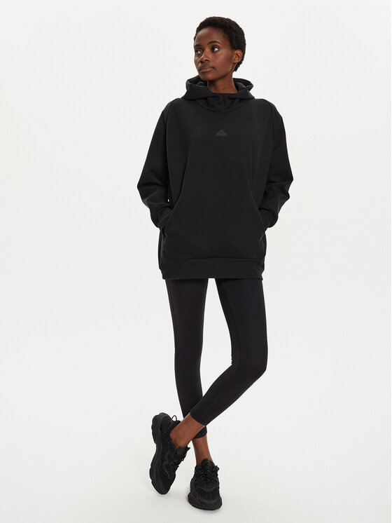adidas adidas Leggings Signature Graphic Print IY1471 Nero Slim Fit