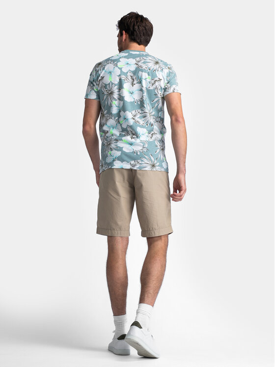 Petrol Industries Petrol Industries Шорти з тканини M-1040-SHO501 Бежевий Slim Fit