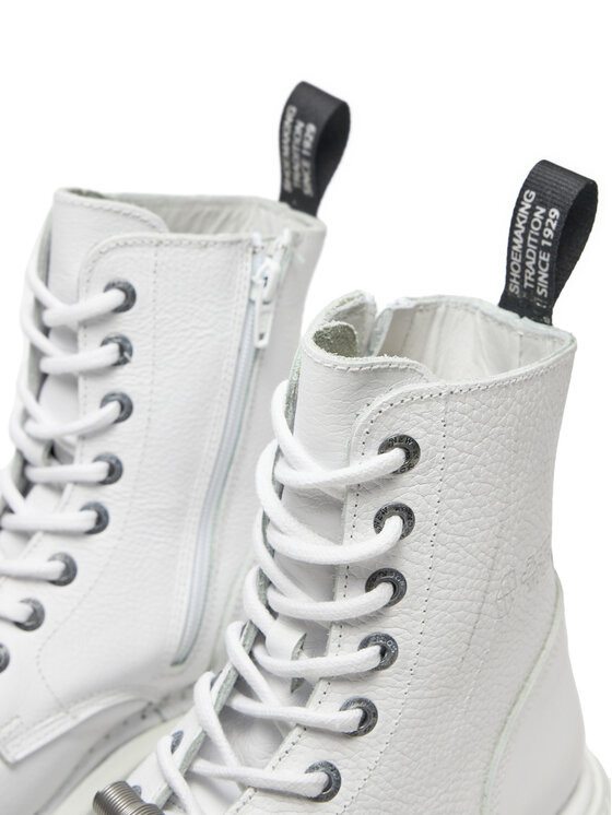 NEW ROCK NEW ROCK Schnürstiefel M-MILI083CM-C56 Weiß