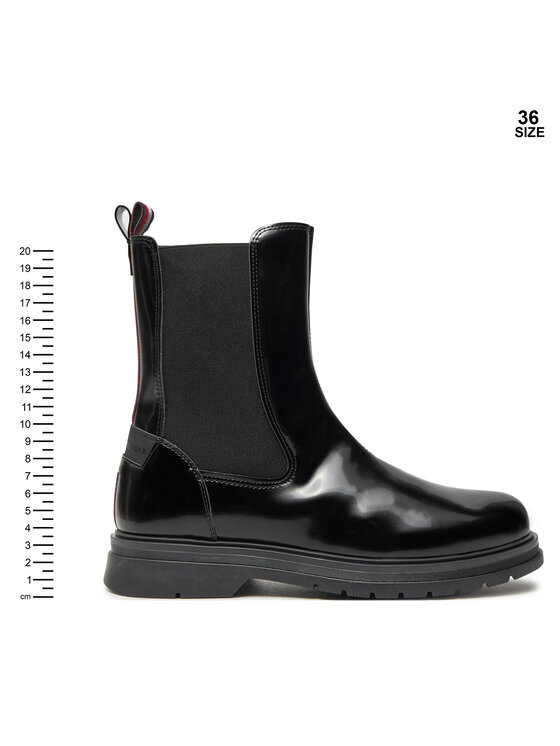 Tommy Hilfiger Tommy Hilfiger Škornji T4A5-33586-1453999 Črna