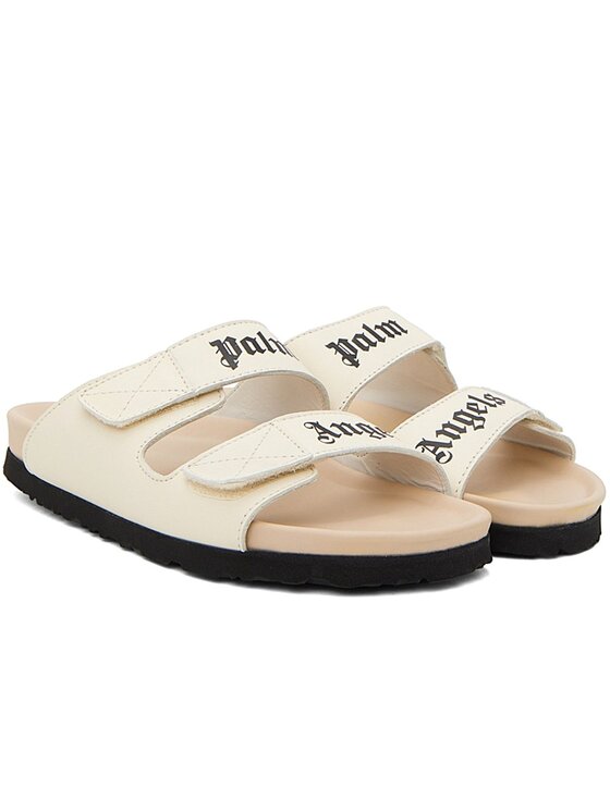 Palm Angels Palm Angels Παντόφλες PMIH004S23LEA001 Λευκό