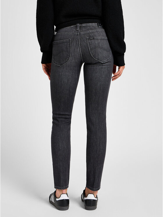 Lee Lee Jeansy SCARLETT Szary Slim Fit
