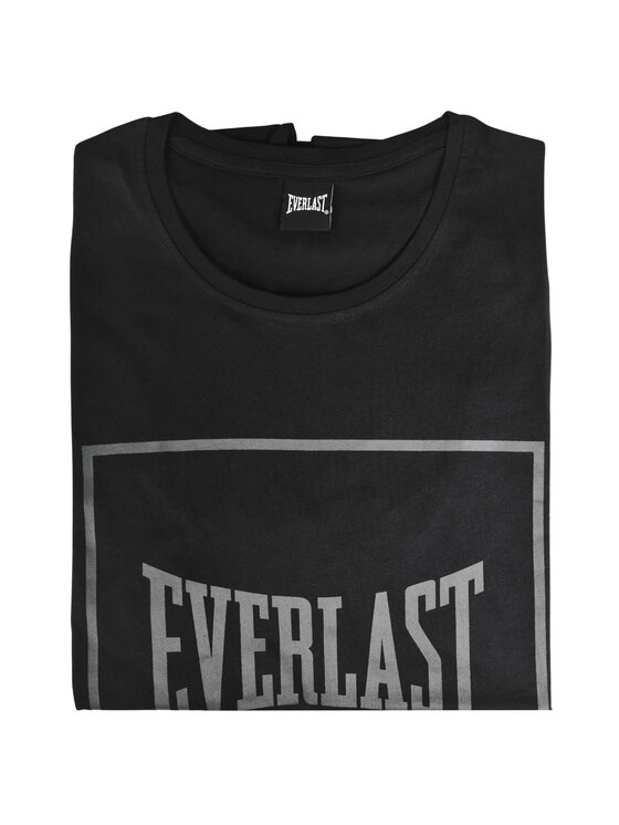 Everlast Everlast T-Shirt 291J86 Czarny Comfortable Fit