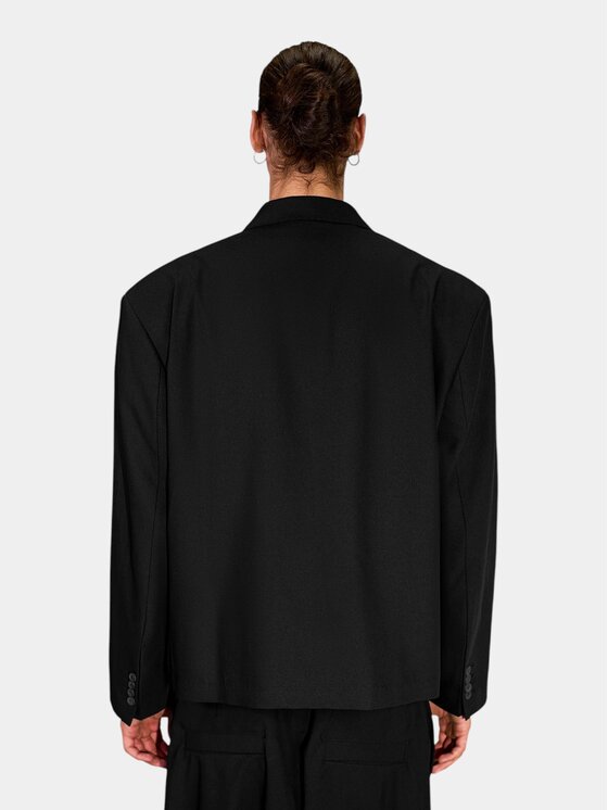 MADE BY SOCIETY MADE BY SOCIETY Kurtka anorak VOID-VOLUME - G17197 Czarny Basic Fit
