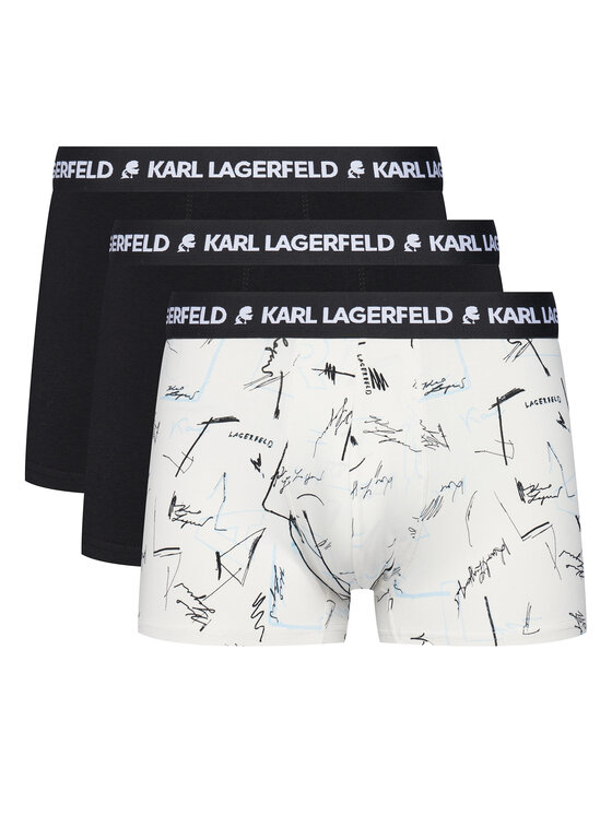 KARL LAGERFELD Komplet 3 par bokserek A3M47013 Kolorowy