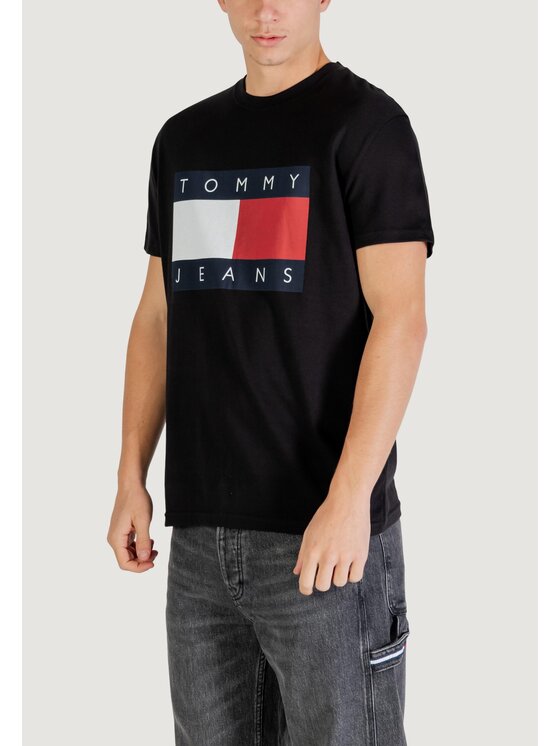 Tommy Jeans Tommy Jeans T-shirt DM0DM22645 Nero Casual Fit