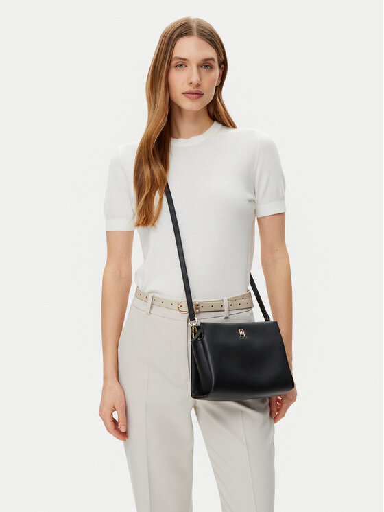 Tommy Hilfiger Tommy Hilfiger Käekott Th Legacy Mini Crossover AW0AW17225 Must