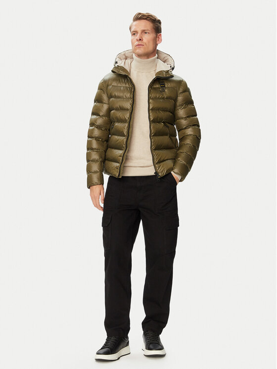 Blauer Blauer Ziemas jaka Adams 26WBLUC02054 Tumši zaļa Regular Fit