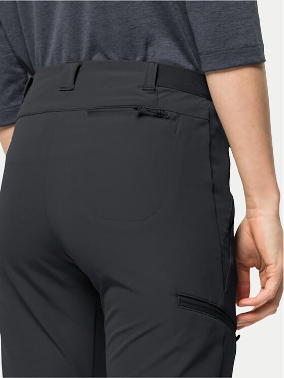 Jack Wolfskin Jack Wolfskin Παντελόνι outdoor Geigelstein 1507731 Μαύρο Regular Fit
