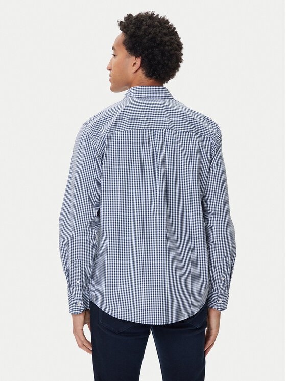 Mustang Mustang Camicia Chester 1016947 Blu Regular Fit