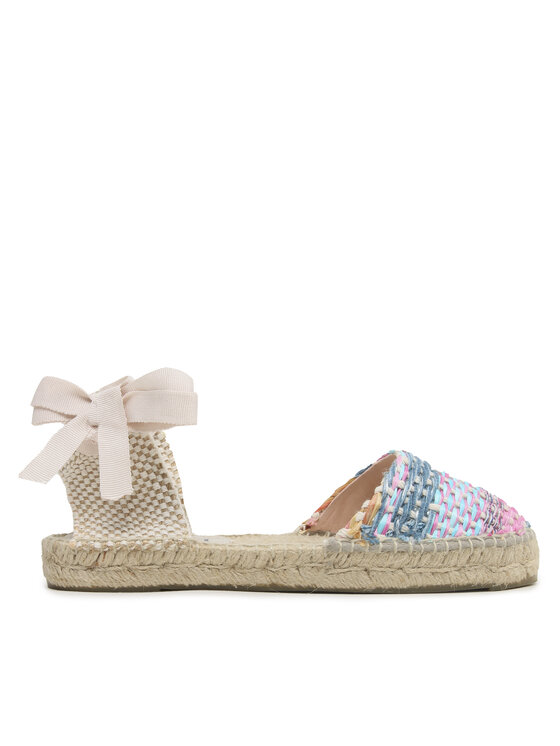 Manebi Manebi Espadrile Raffia Yute Mix Flat Valenciana Espadrilles G 6.1 P0 Bej