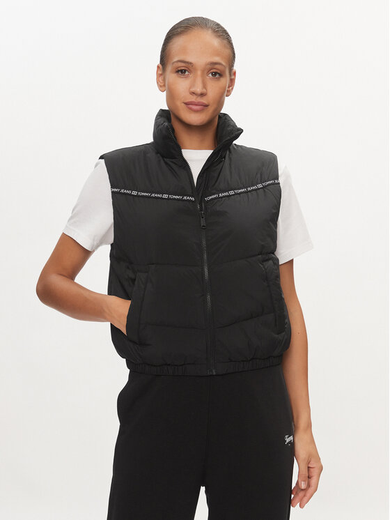 Tommy Jeans Gilet sans manches DW0DW17239 Noir Regular Fit