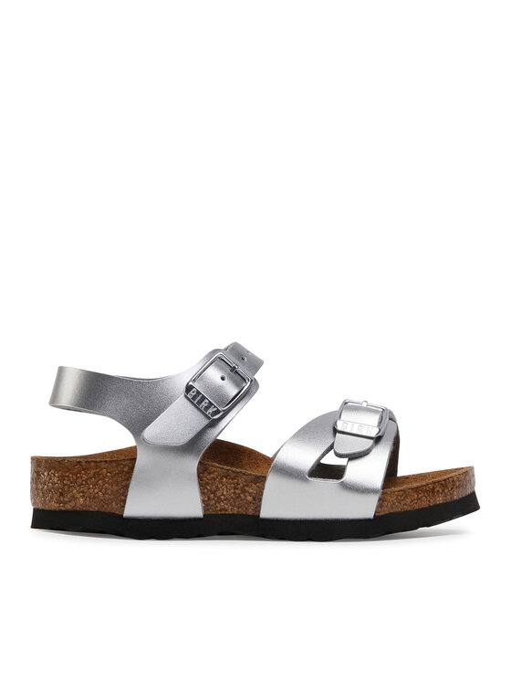 Birkenstock Sandále Rio Kids 1019201 Strieborná