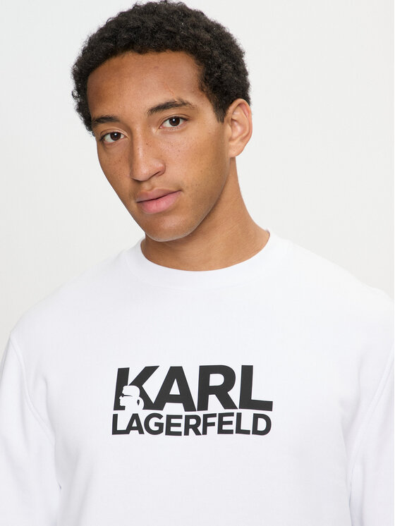 KARL LAGERFELD KARL LAGERFELD Džemperis 705091 544917 Balta Regular Fit