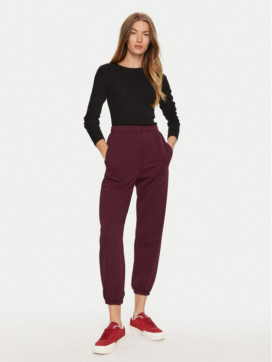 ViCOLO ViCOLO Jogginghose TS0553 Dunkelrot Regular Fit