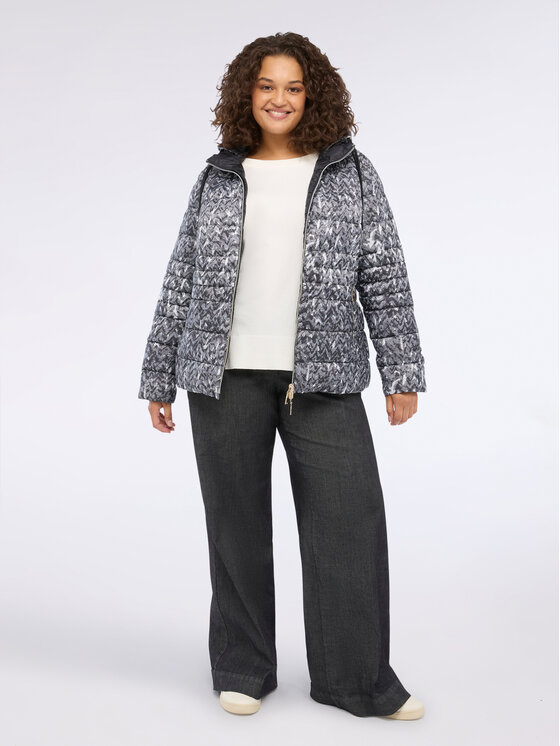 Fiorella Rubino Fiorella Rubino Giubbotto piumino F099T001415N0Z3 Grigio A-Line Fit