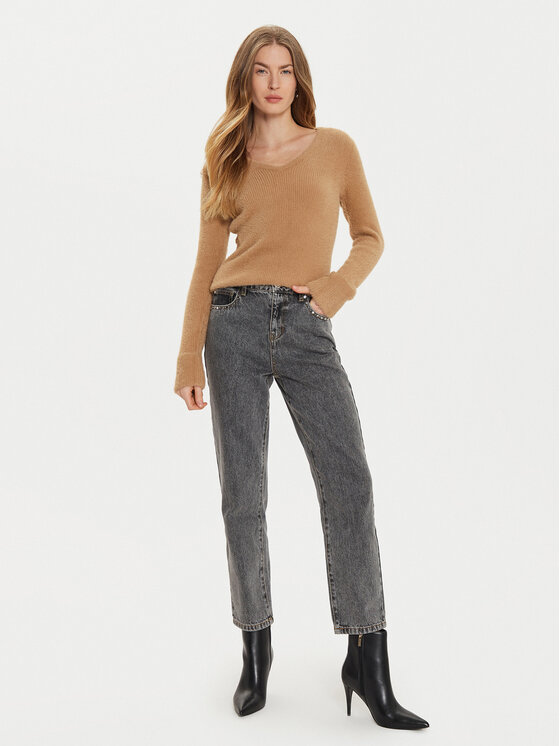 Morgan Morgan Kampsun 212-MOOVE Beež Regular Fit