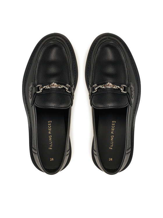 Filling Pieces Filling Pieces Loafers Aten 44226591861 Nero