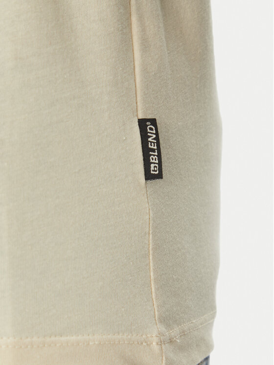 Blend Blend Tricou 20718263 Bej Regular Fit