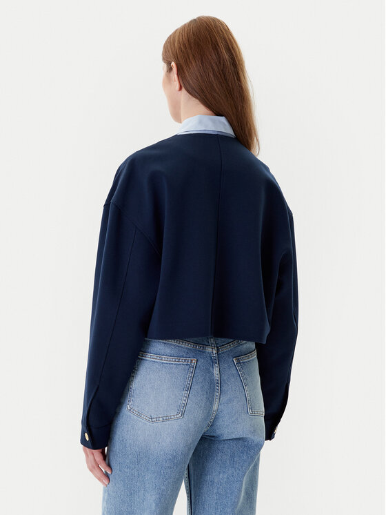 Tommy Hilfiger Tommy Hilfiger Sako WW0WW46519 Tmavomodrá Relaxed Fit
