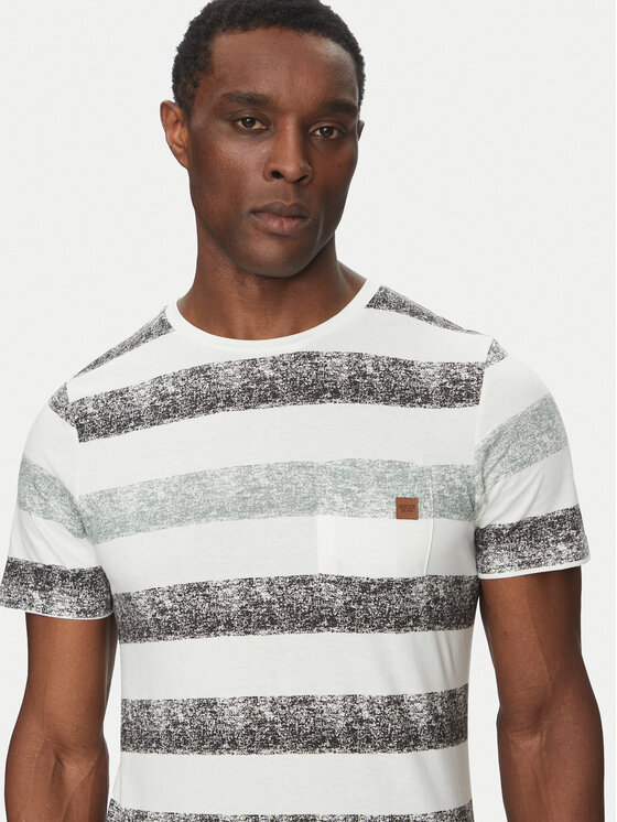 INDICODE INDICODE T-shirt Hernandez 40-746 Multicolore Regular Fit