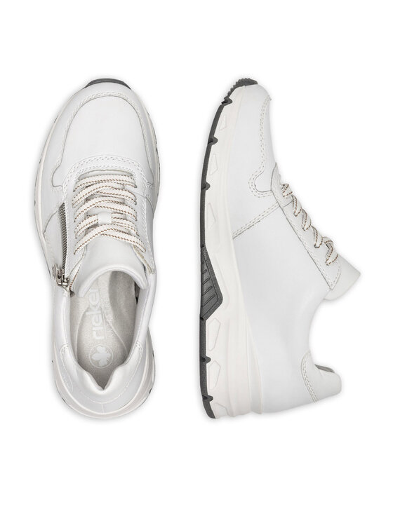 Rieker Rieker Sneakersy 48134-81 Bílá