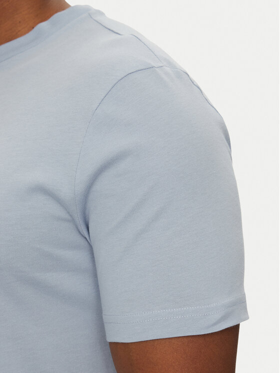 Calvin Klein Calvin Klein T-shirt Double Logo K10K114149 Svijetloplava Regular Fit