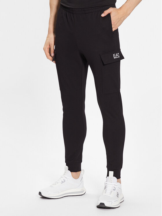 EA7 Emporio Armani EA7 Emporio Armani Jogginghose 8NPP59 PJ05Z 1200 Schwarz Regular Fit