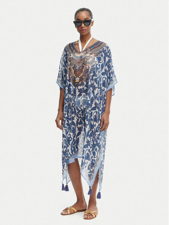 Iconique Iconique Pončo Fuego IC26-122 Plava Relaxed Fit