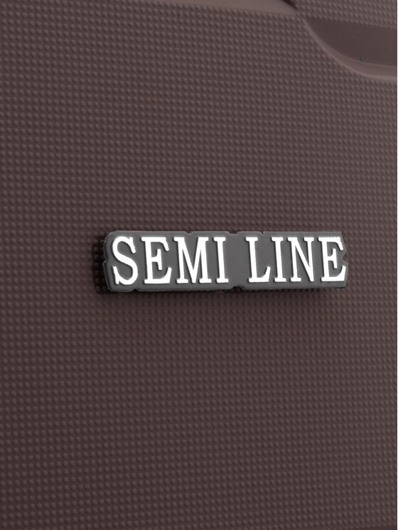 Semi Line Semi Line Μεσαία Βαλίτσα T5792-2 Καφέ