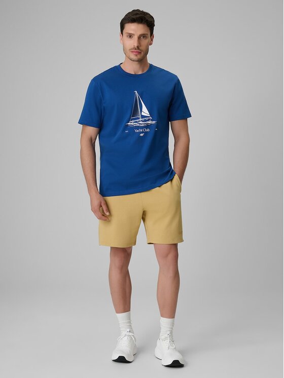 4F 4F Αθλητικό σορτς 4FRSS26TSHOM0930-83S Μπεζ Regular Fit