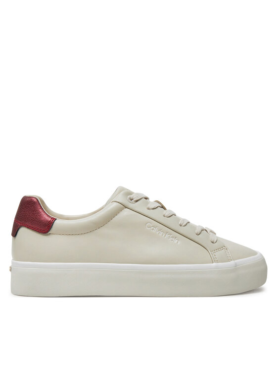 Calvin Klein Calvin Klein Sneakers Vulc Lace Up Saff Fox W/Met Bt HW0HW02104 Bej