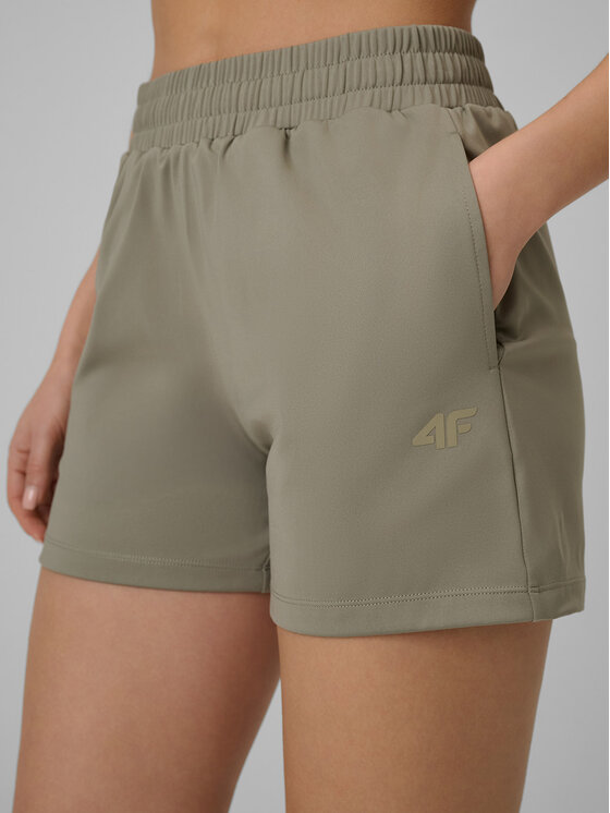 4F 4F Szorty sportowe MULTI ACTIVE Zielony Regular Fit