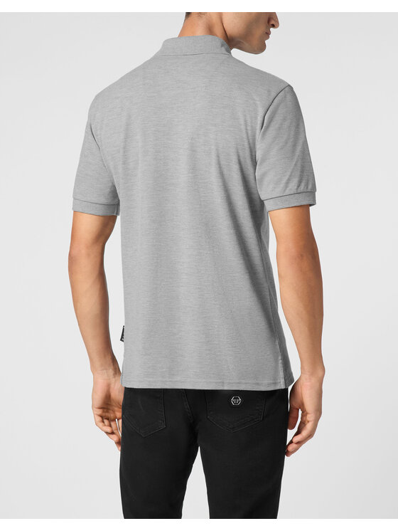 PHILIPP PLEIN PHILIPP PLEIN Polo 9553 Grigio Slim Fit