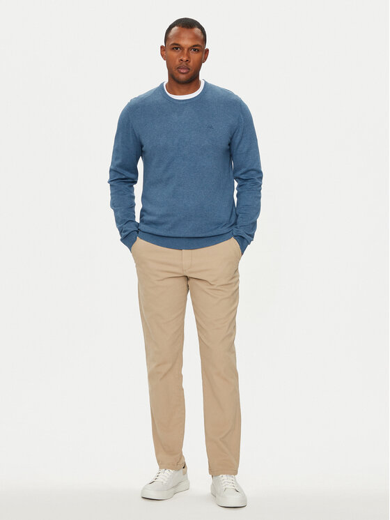 Lindbergh Lindbergh Pulover 30-80043 Albastru Slim Fit