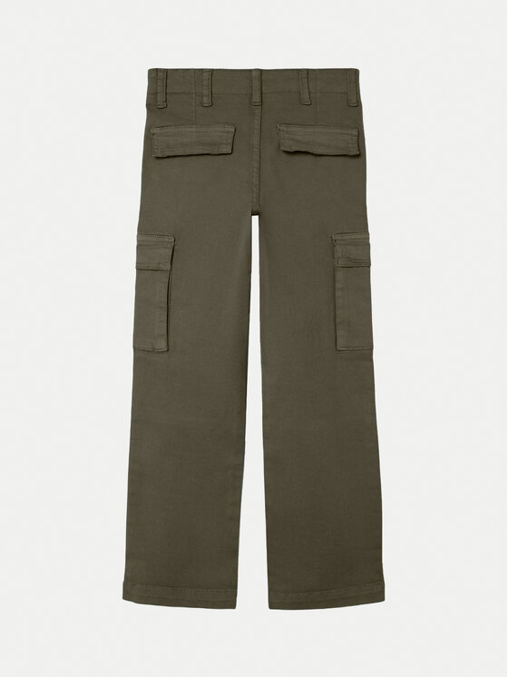 NAME IT NAME IT Hlače 13234676 Zelena Slim Fit