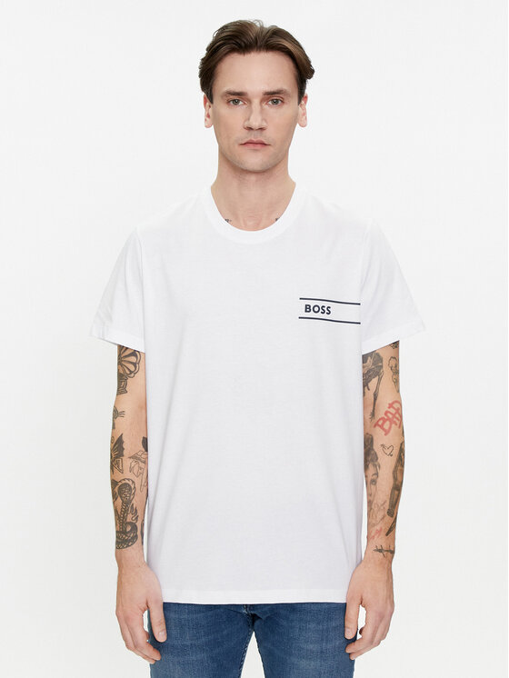 BOSS Boss T-krekls 50514914 Balts Regular Fit